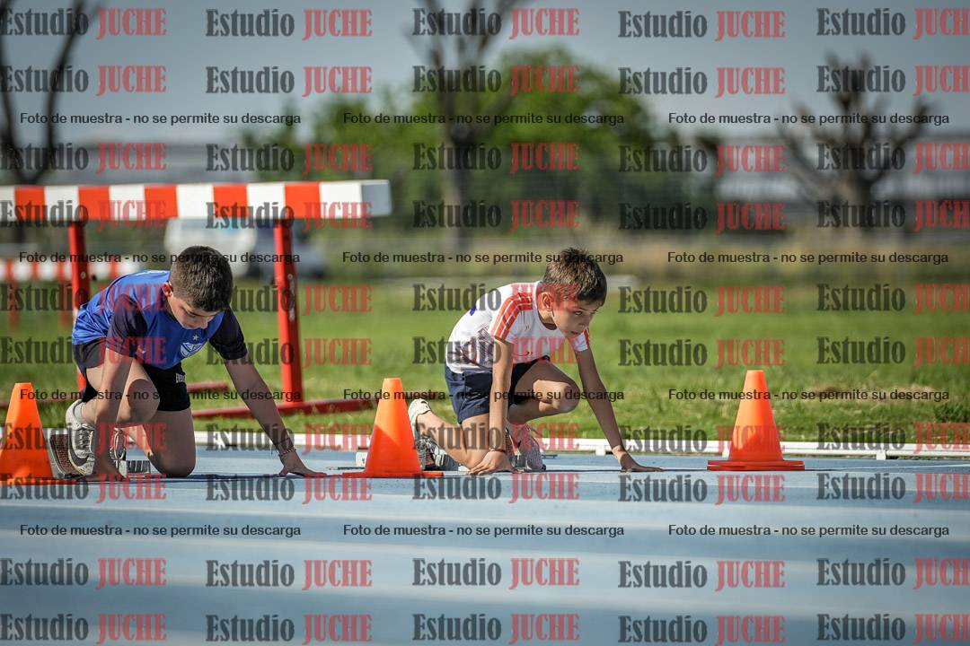 Fotos de los 50 m llanos de varones