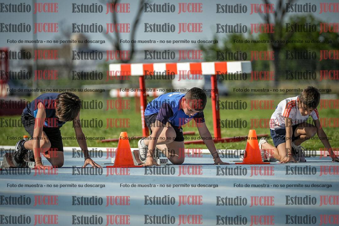 Fotos de los 50 m llanos de varones