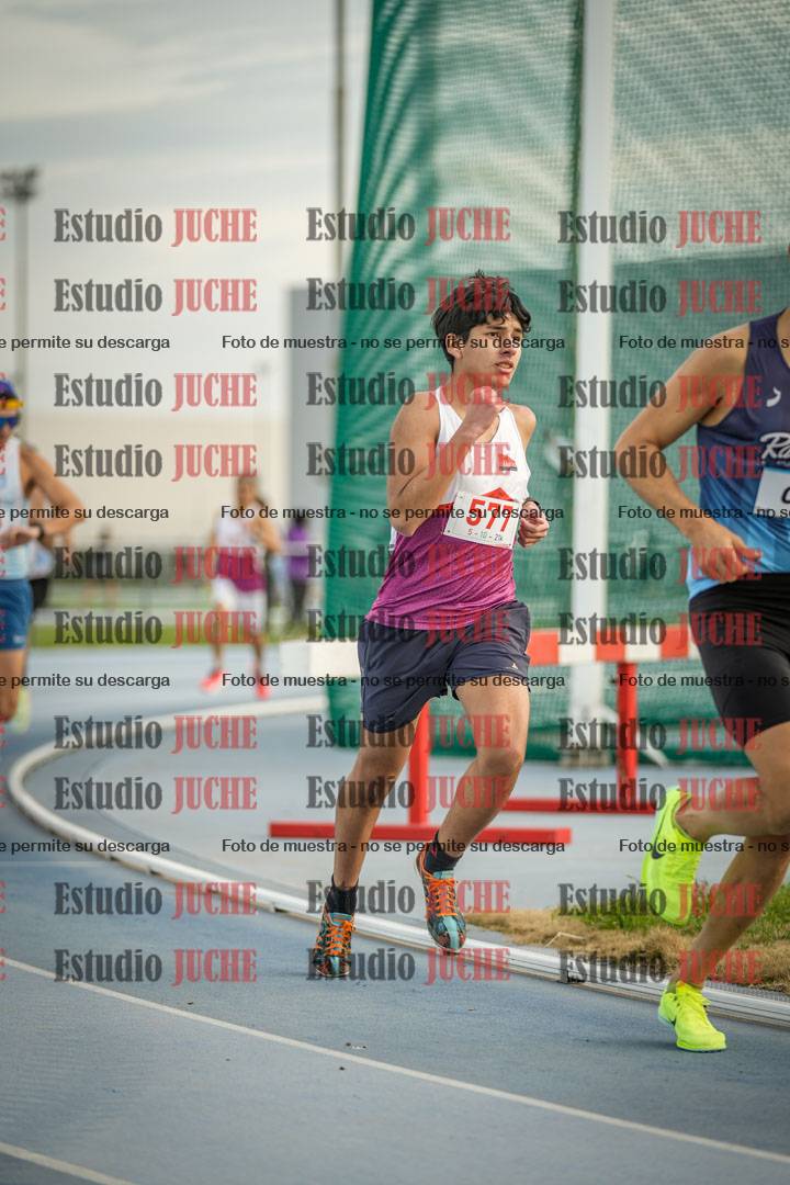 Fotos de los 1500 m llanos de varones