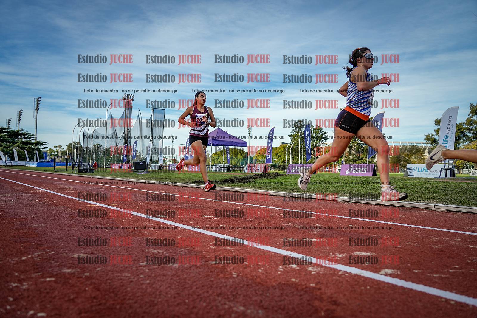 Fotos de los 5000 m de mujeres