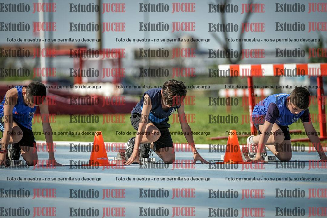 Fotos de los 50 m llanos de varones
