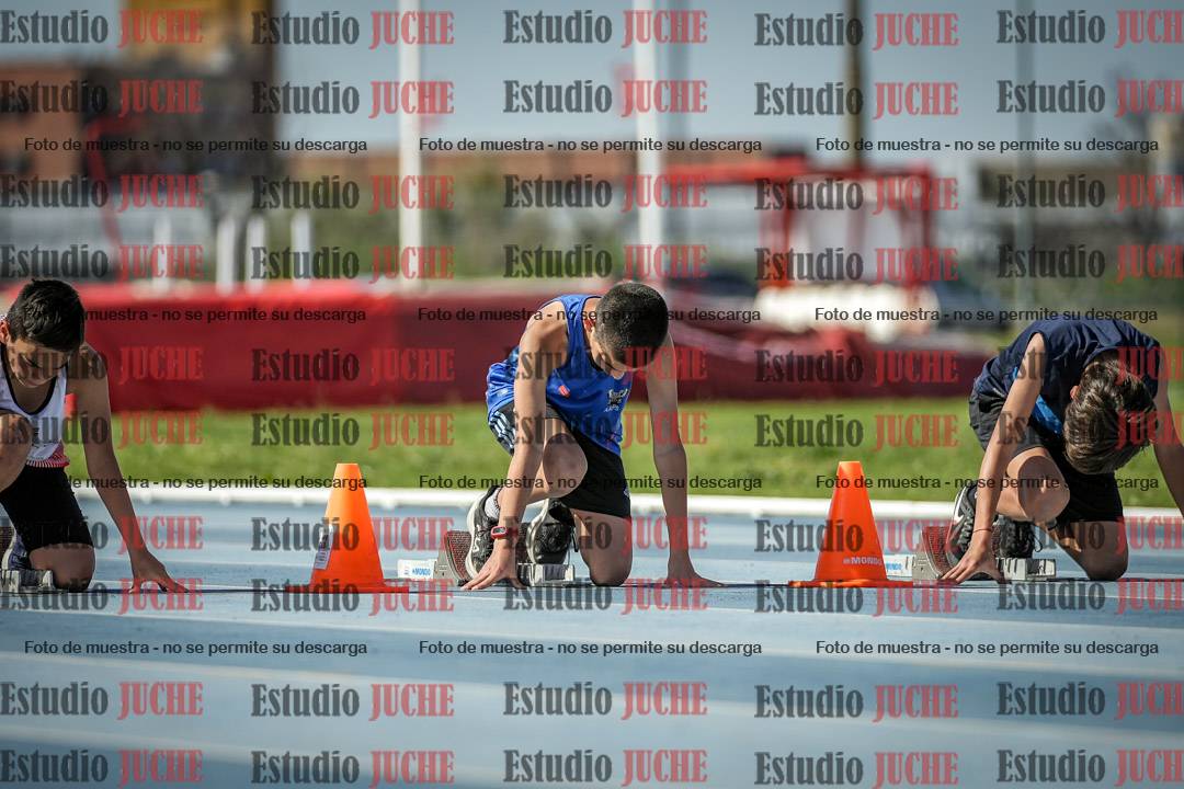 Fotos de los 50 m llanos de varones