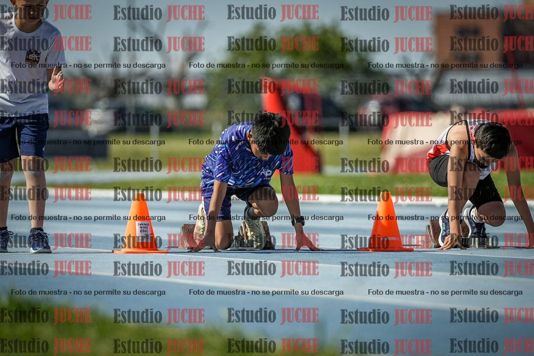 Fotos de los 50 m llanos de varones