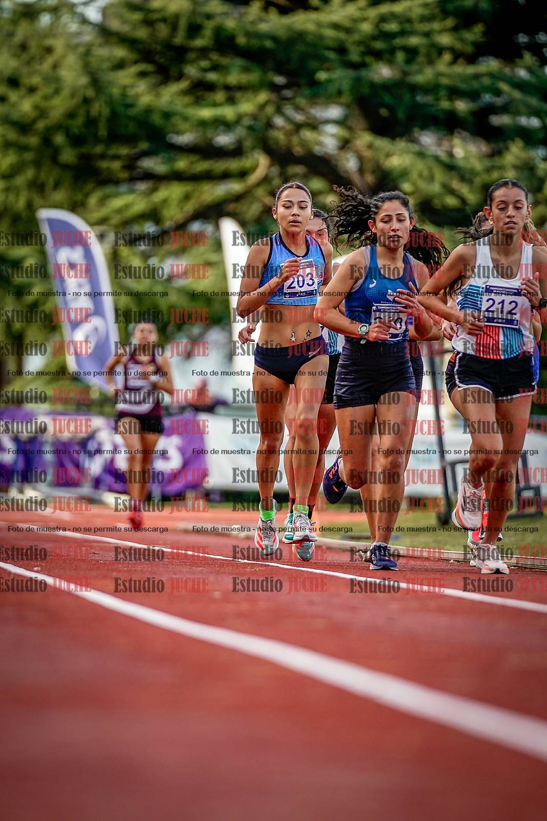 Fotos de los 5000 m de mujeres