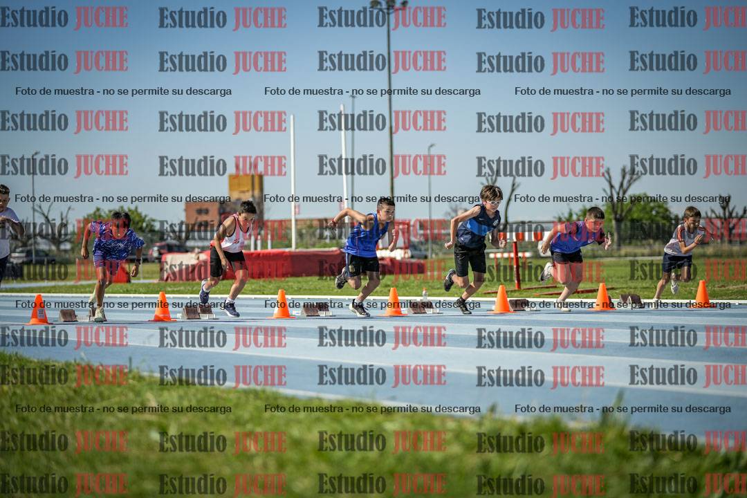Fotos de los 50 m llanos de varones