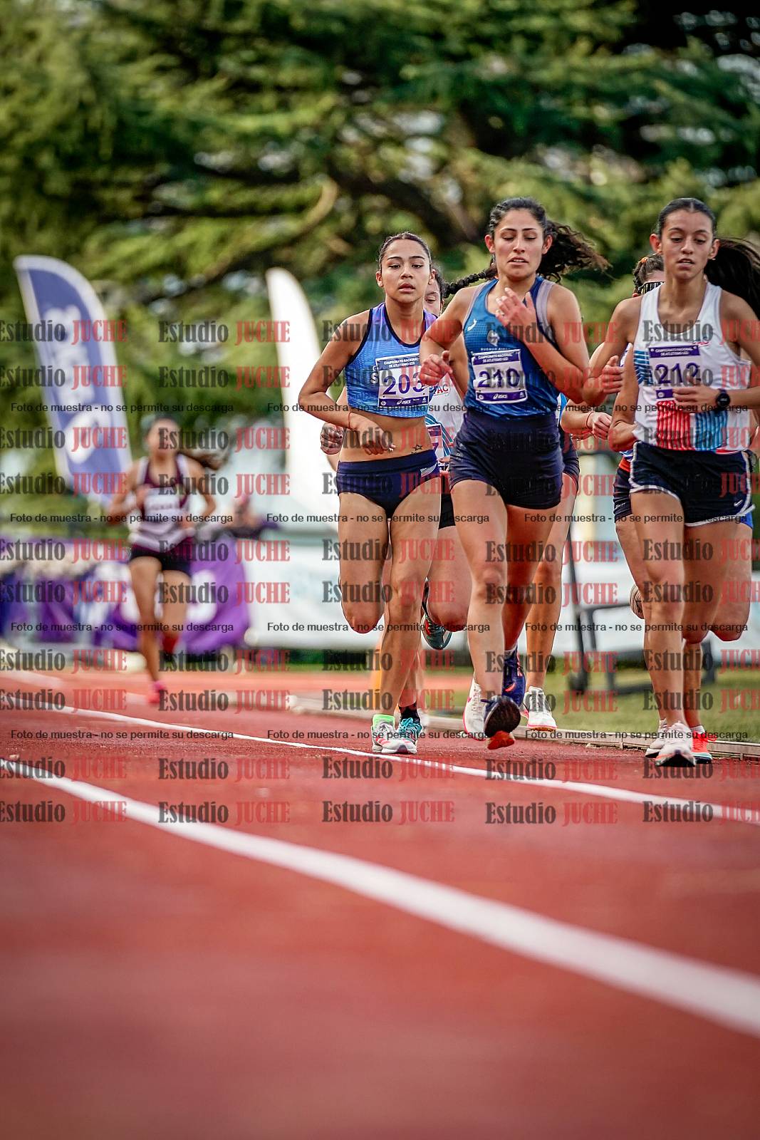 Fotos de los 5000 m de mujeres