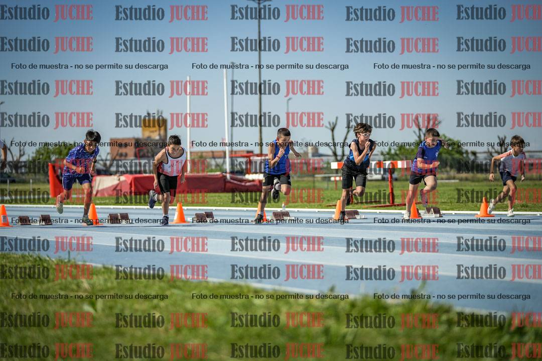 Fotos de los 50 m llanos de varones