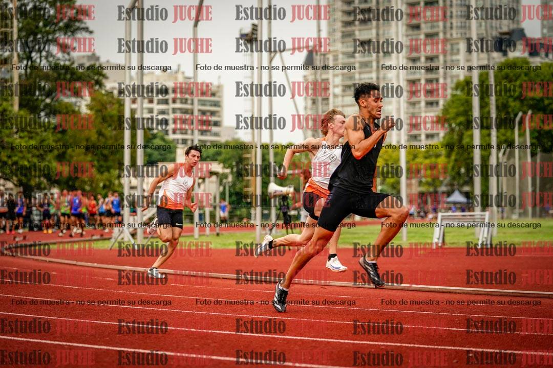 Fotos de los 200 m de varones