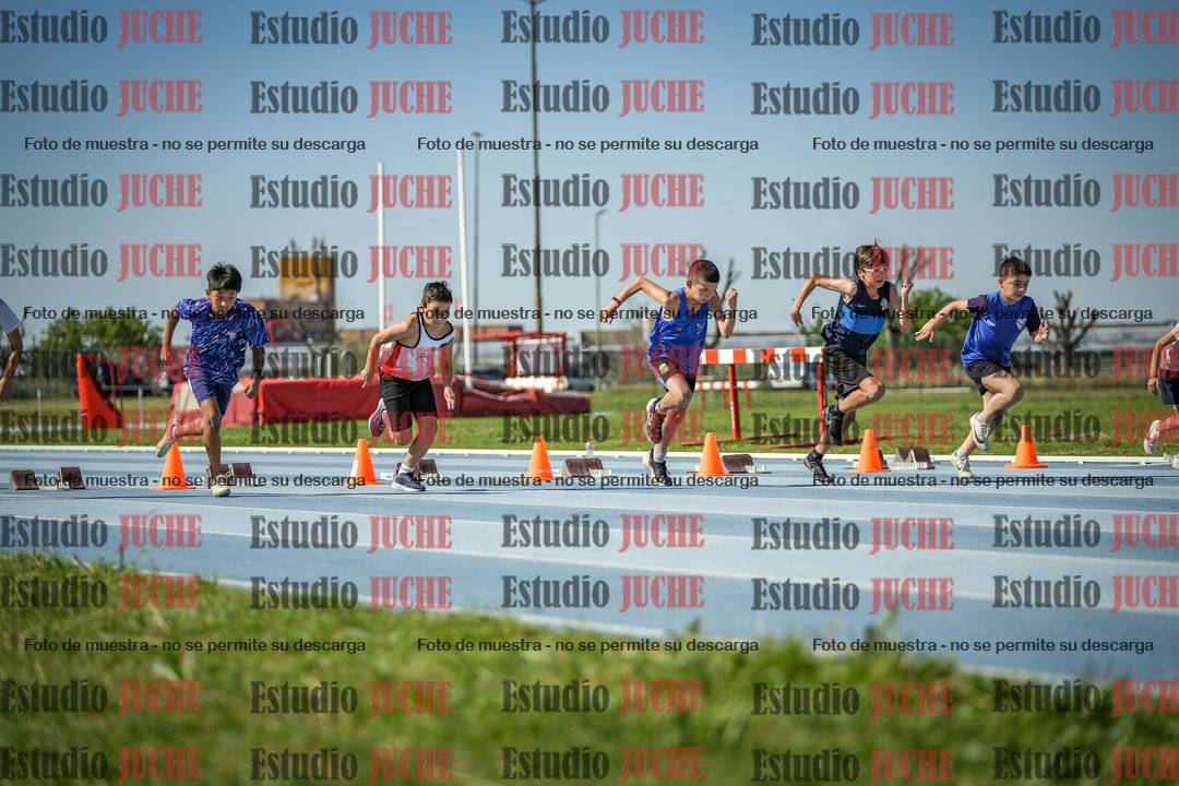 Fotos de los 50 m llanos de varones