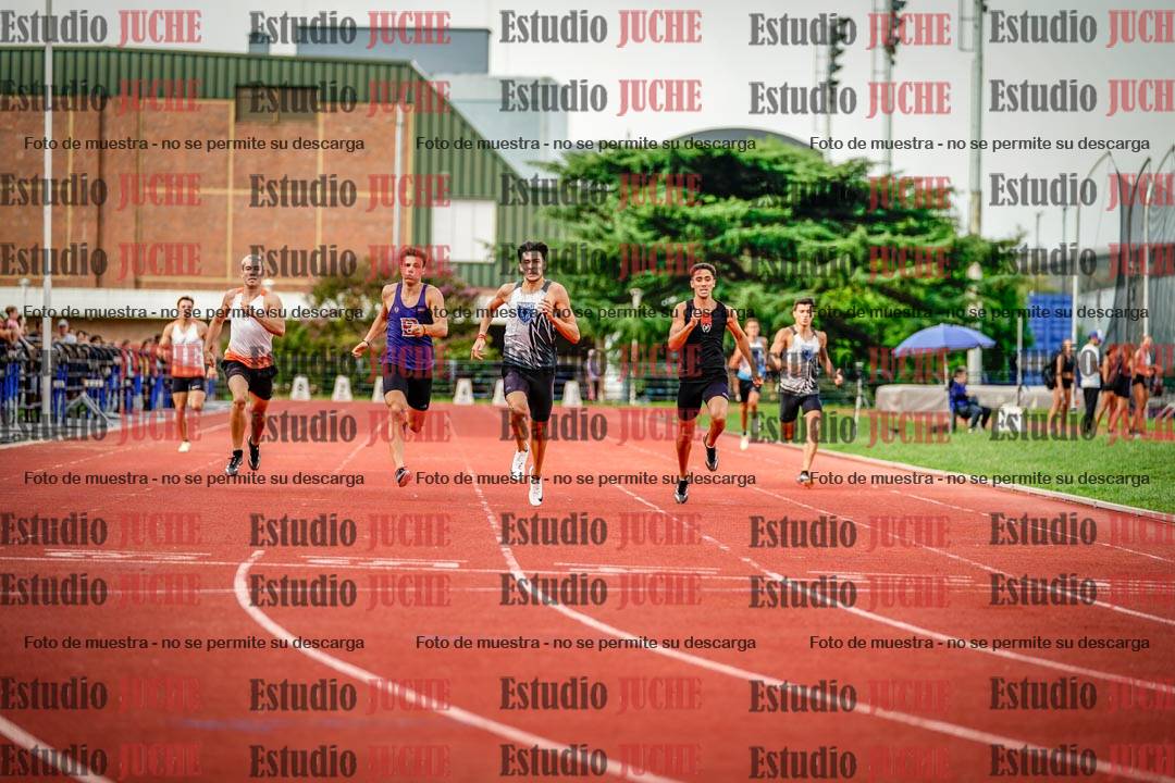 Fotos de los 400 m llanos de varones