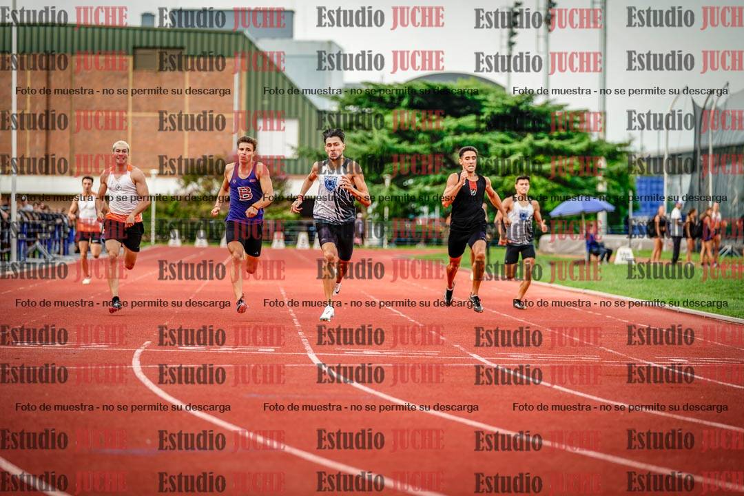 Fotos de los 400 m llanos de varones