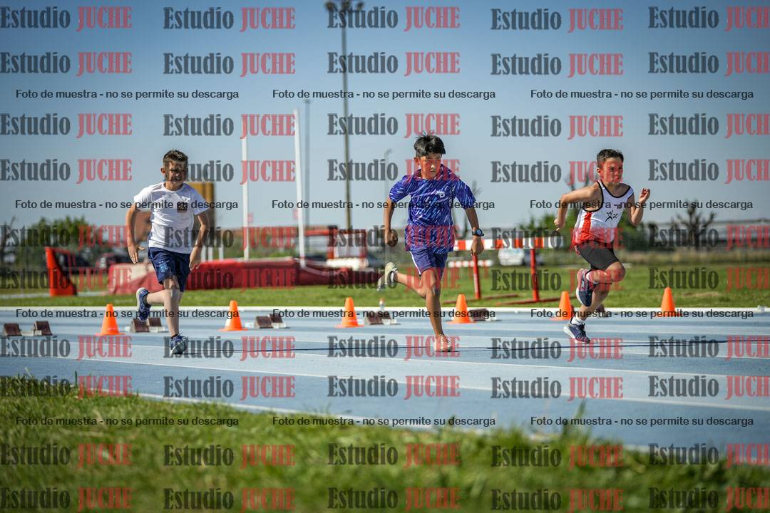 Fotos de los 50 m llanos de varones