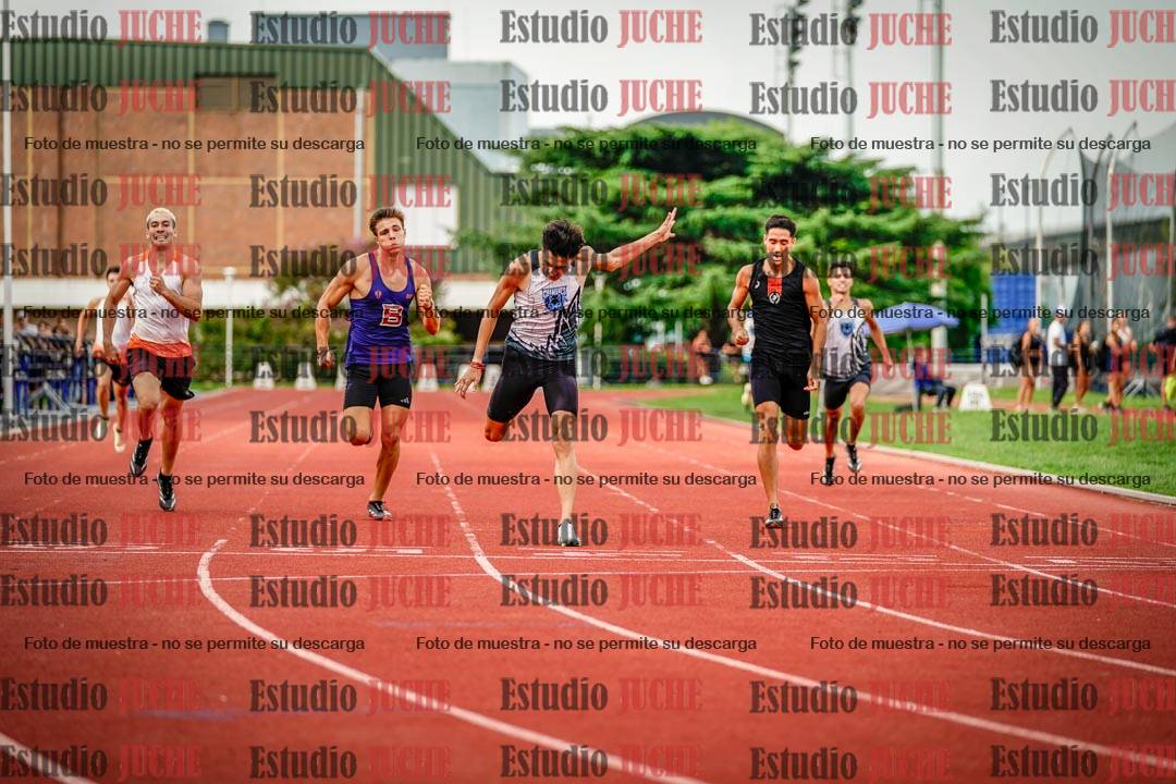 Fotos de los 400 m llanos de varones