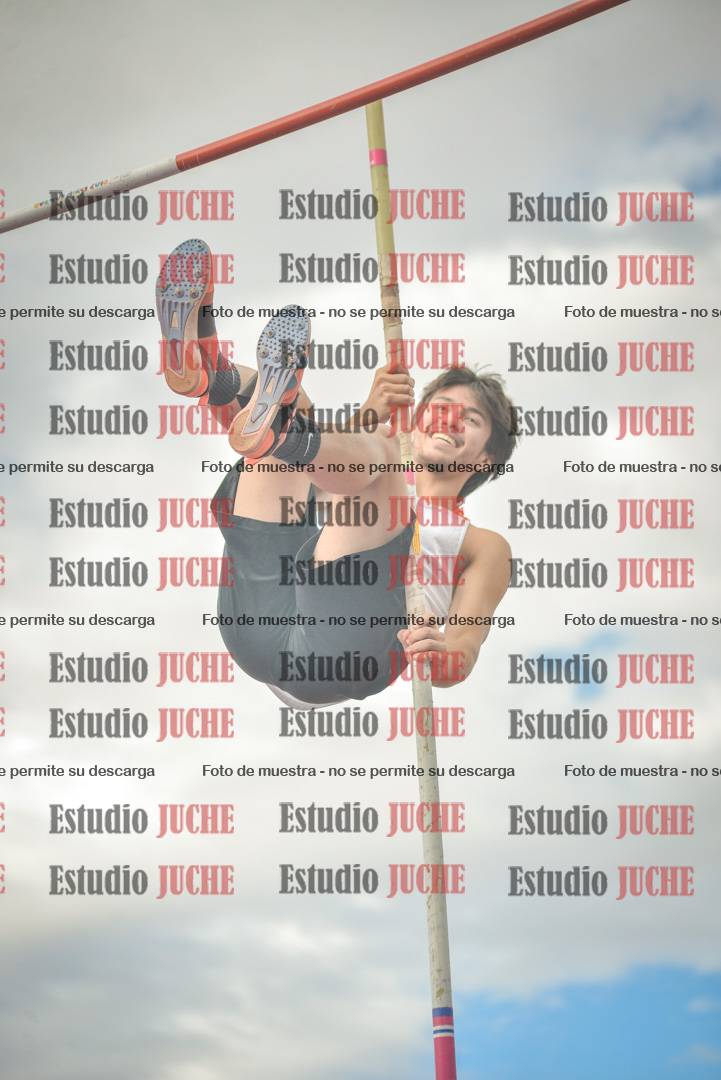 Fotos del salto con garrocha de mujeres y varones