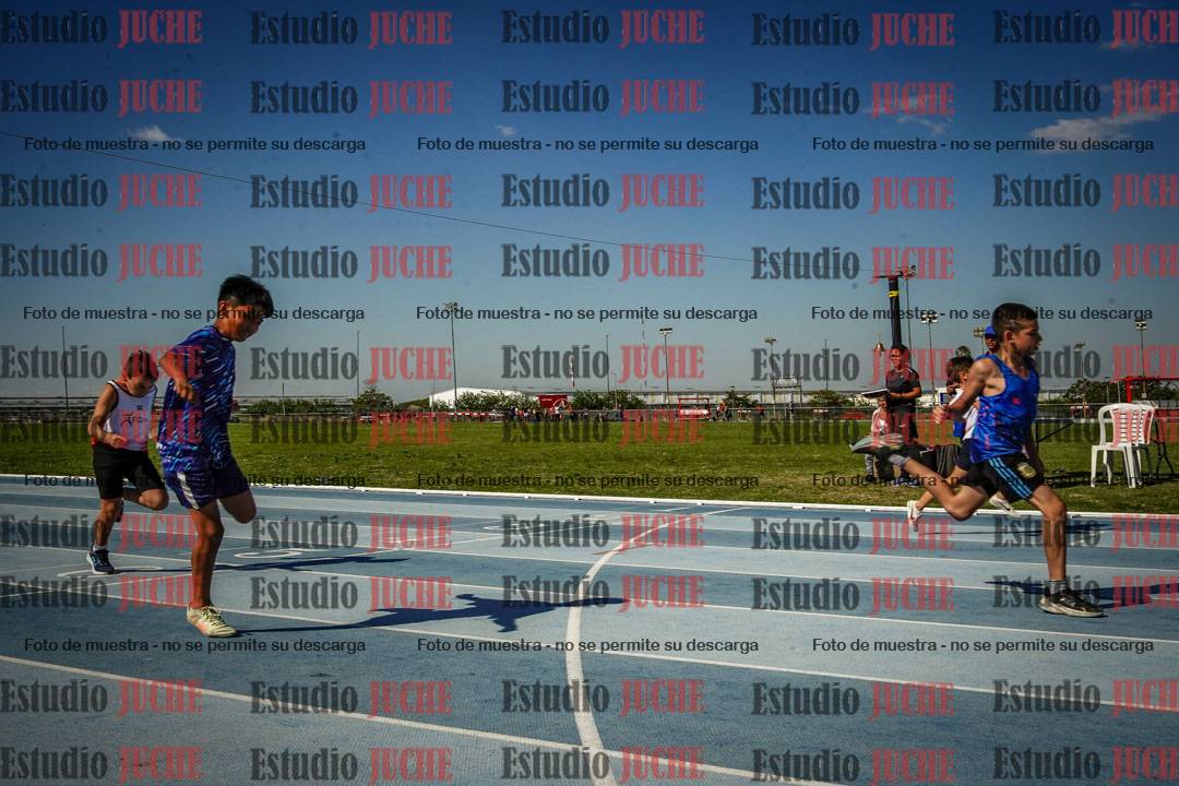 Fotos de los 50 m llanos de varones