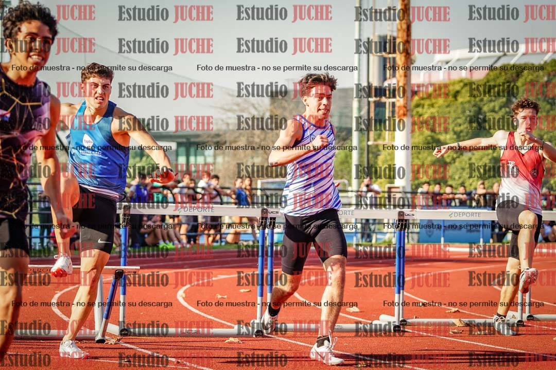 Fotos de los 400 m con vallas de varones