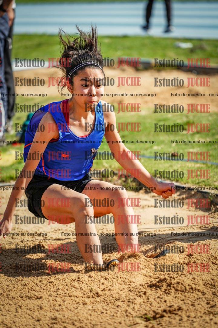 Fotos del salto en largo de mujeres - invitados