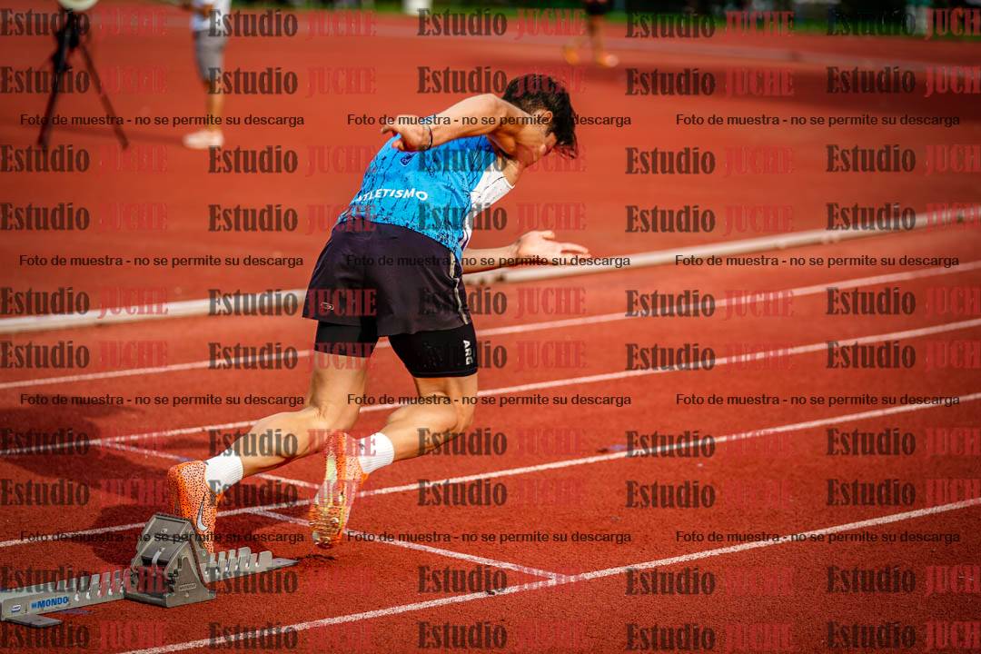 Fotos de los 400 m llanos de varones