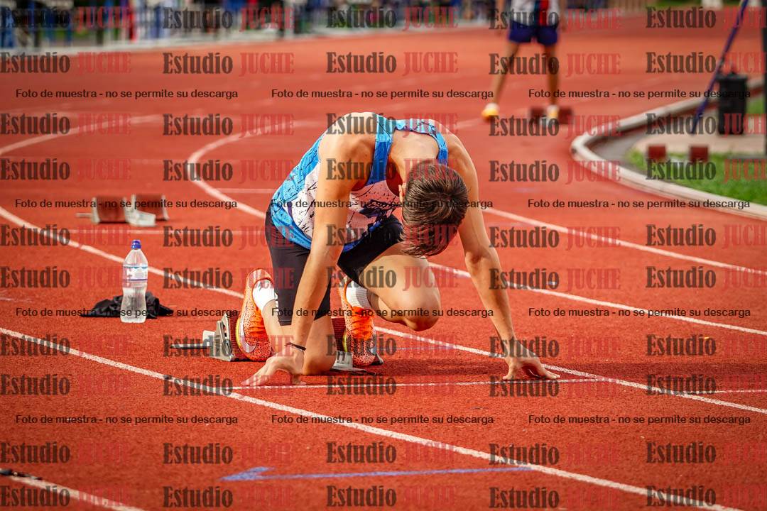 Fotos de los 400 m llanos de varones