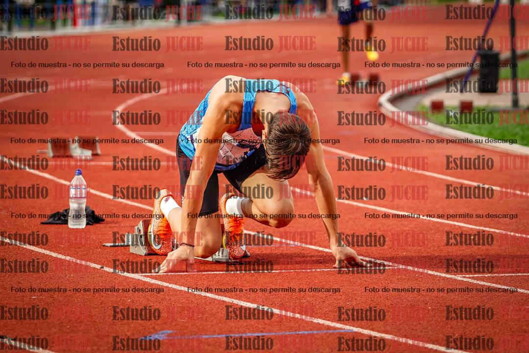 Fotos de los 400 m llanos de varones
