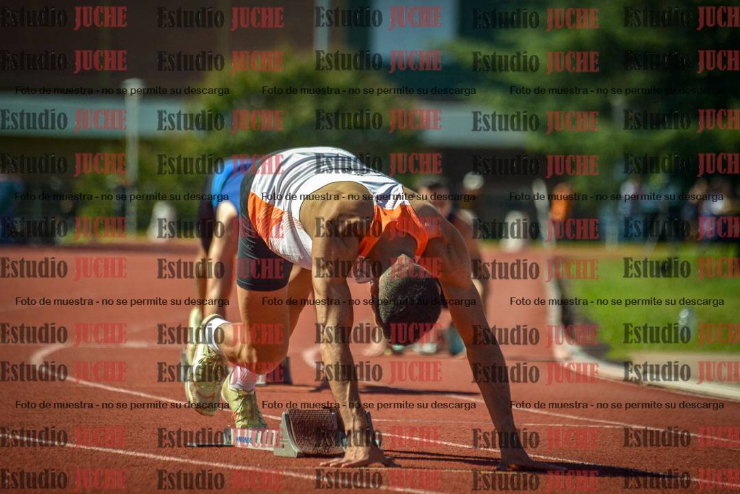 Fotos de los 400 m llanos de varones