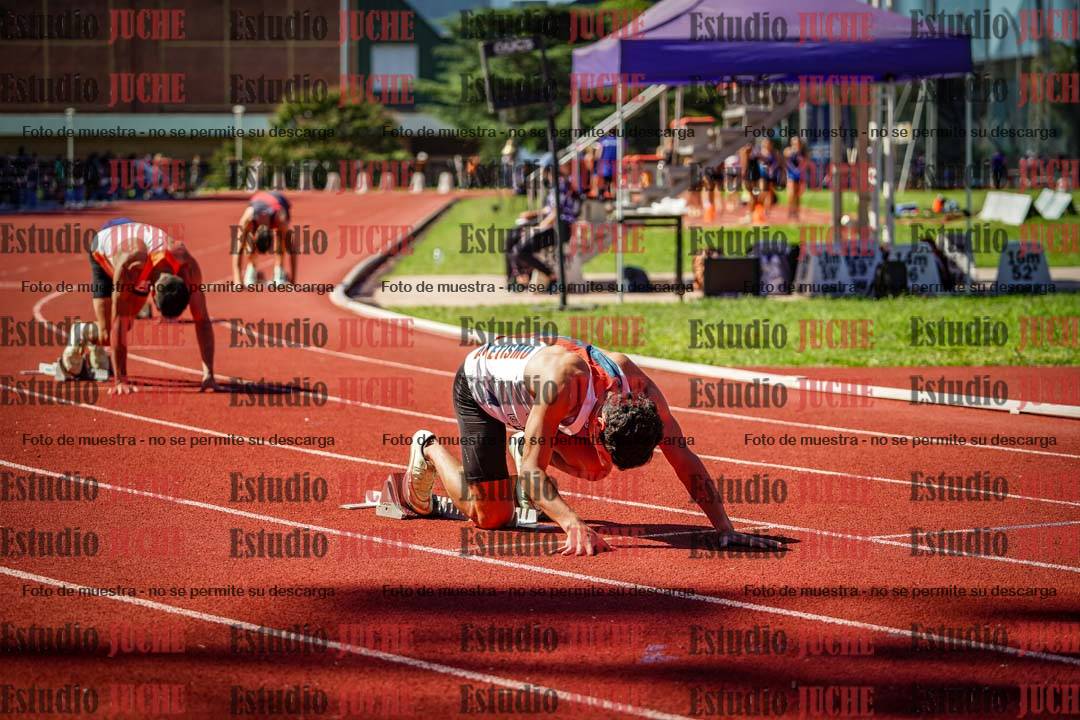 Fotos de los 400 m llanos de varones
