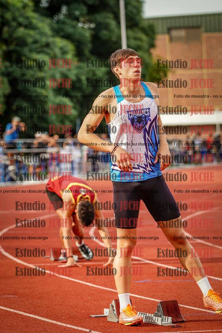 Fotos de los 400 m llanos de varones