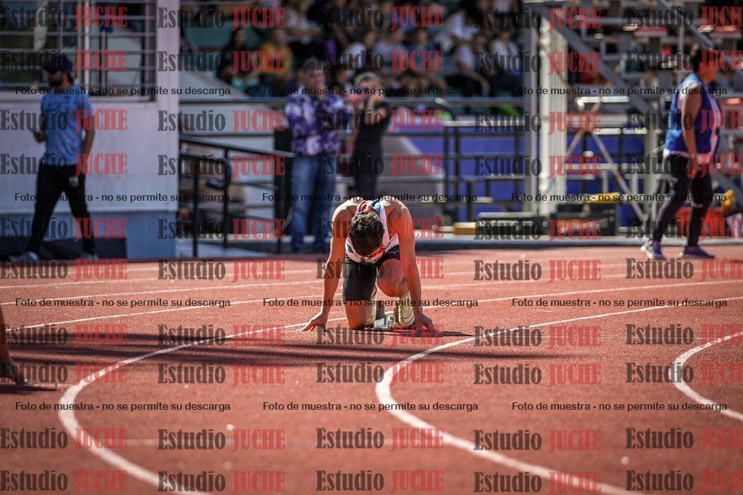 Fotos de los 400 m llanos de varones
