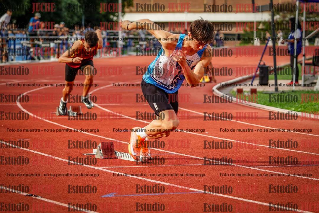 Fotos de los 400 m llanos de varones
