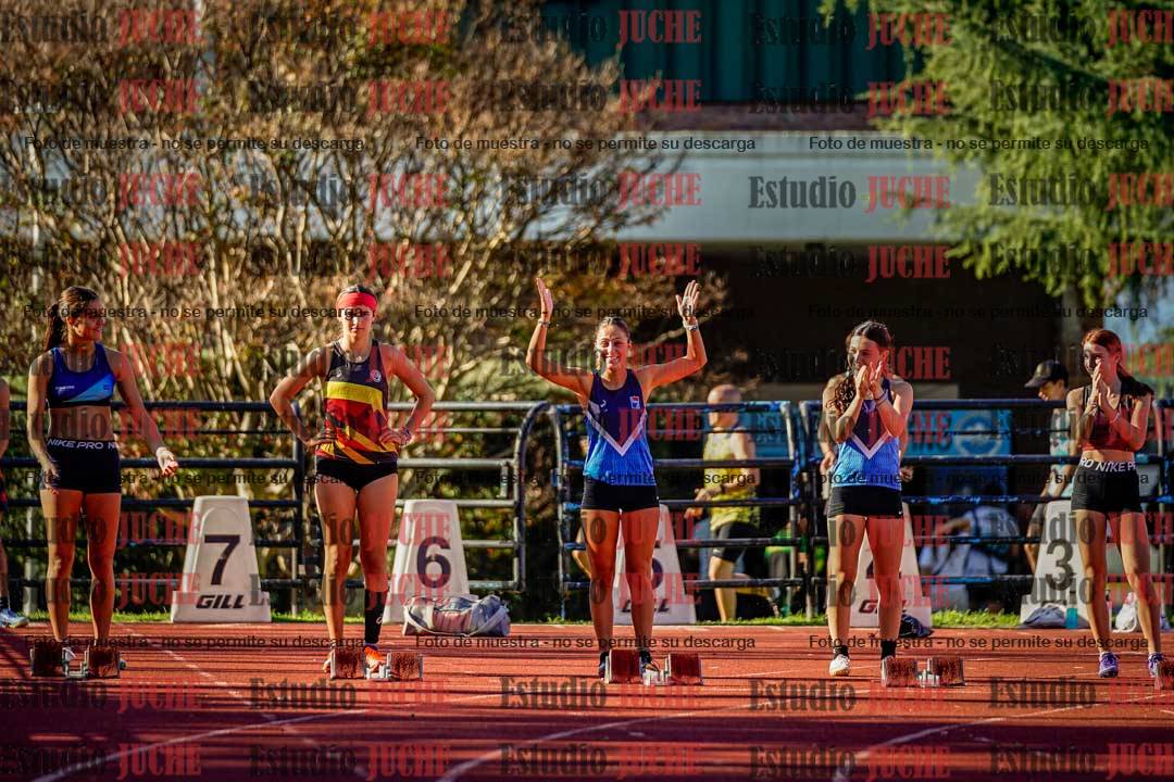 Fotos de los 100 m llanos de mujeres - FINAL