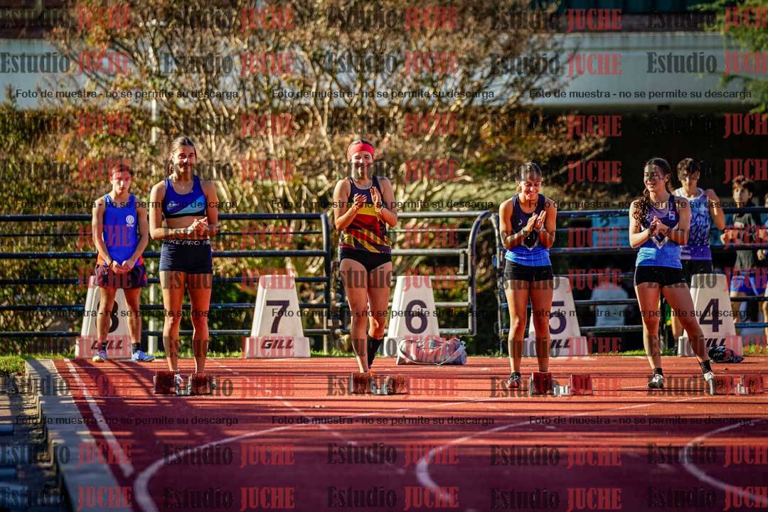 Fotos de los 100 m llanos de mujeres - FINAL