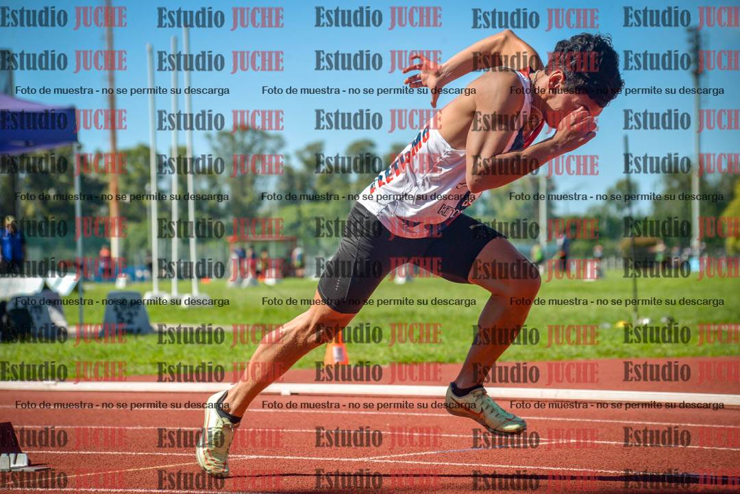 Fotos de los 400 m llanos de varones