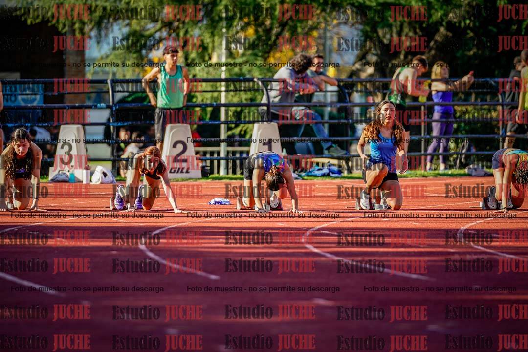 Fotos de los 100 m llanos de mujeres - FINAL