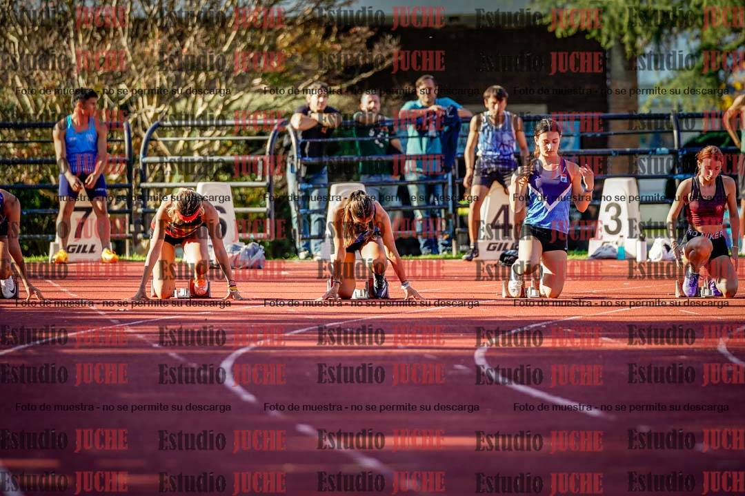 Fotos de los 100 m llanos de mujeres - FINAL