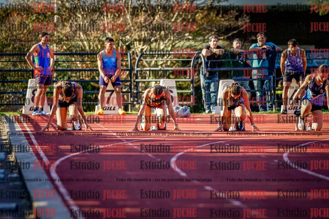 Fotos de los 100 m llanos de mujeres - FINAL
