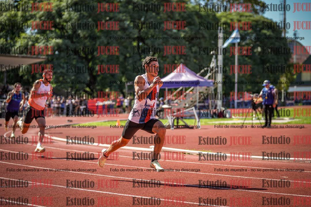Fotos de los 400 m llanos de varones