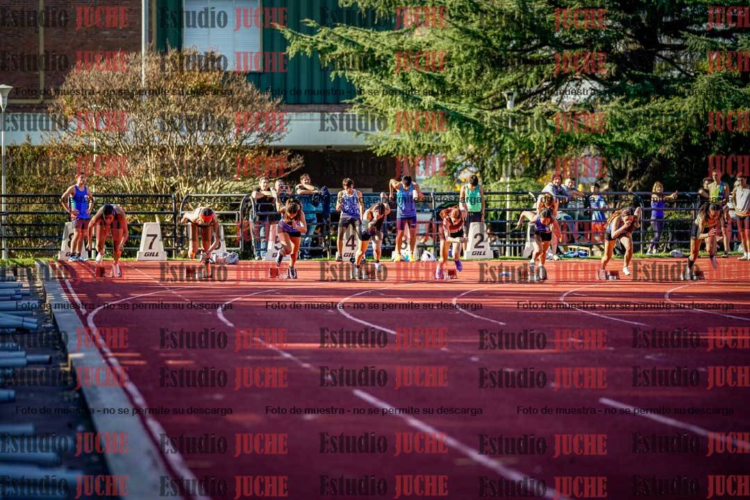 Fotos de los 100 m llanos de mujeres - FINAL