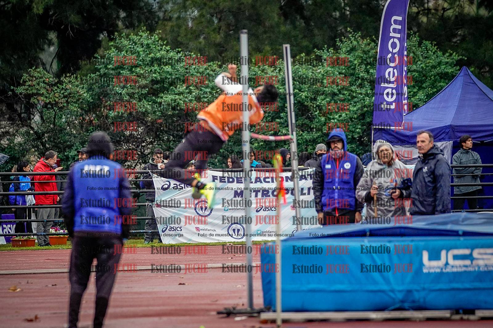 Fotos del salto en alto de varones - decatlón 4