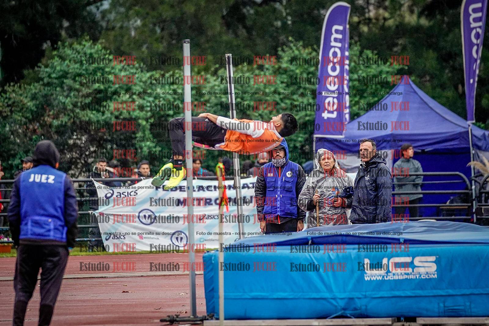 Fotos del salto en alto de varones - decatlón 4