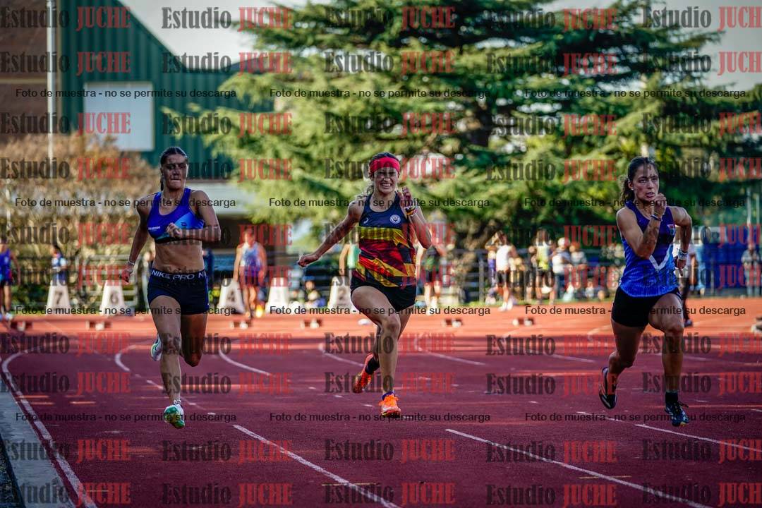 Fotos de los 100 m llanos de mujeres - FINAL