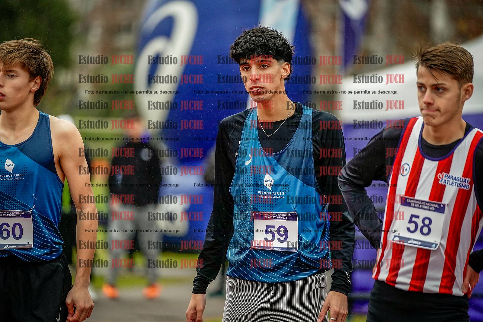 Fotos de los 1500 m llanos de varones