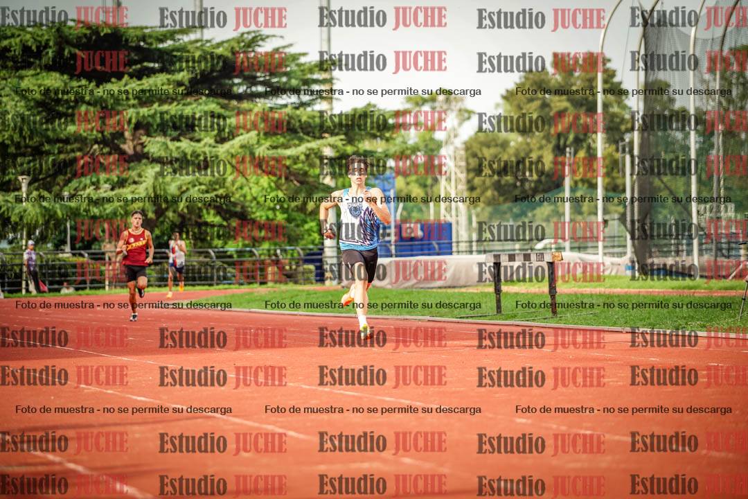 Fotos de los 400 m llanos de varones