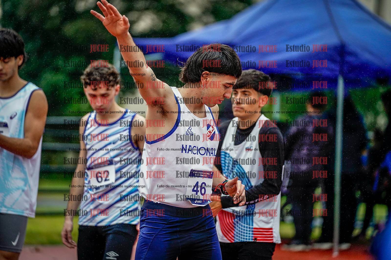 Fotos de los 1500 m llanos de varones