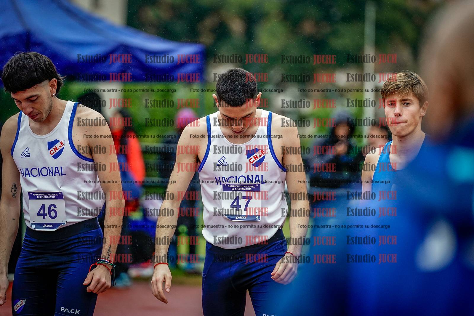 Fotos de los 1500 m llanos de varones