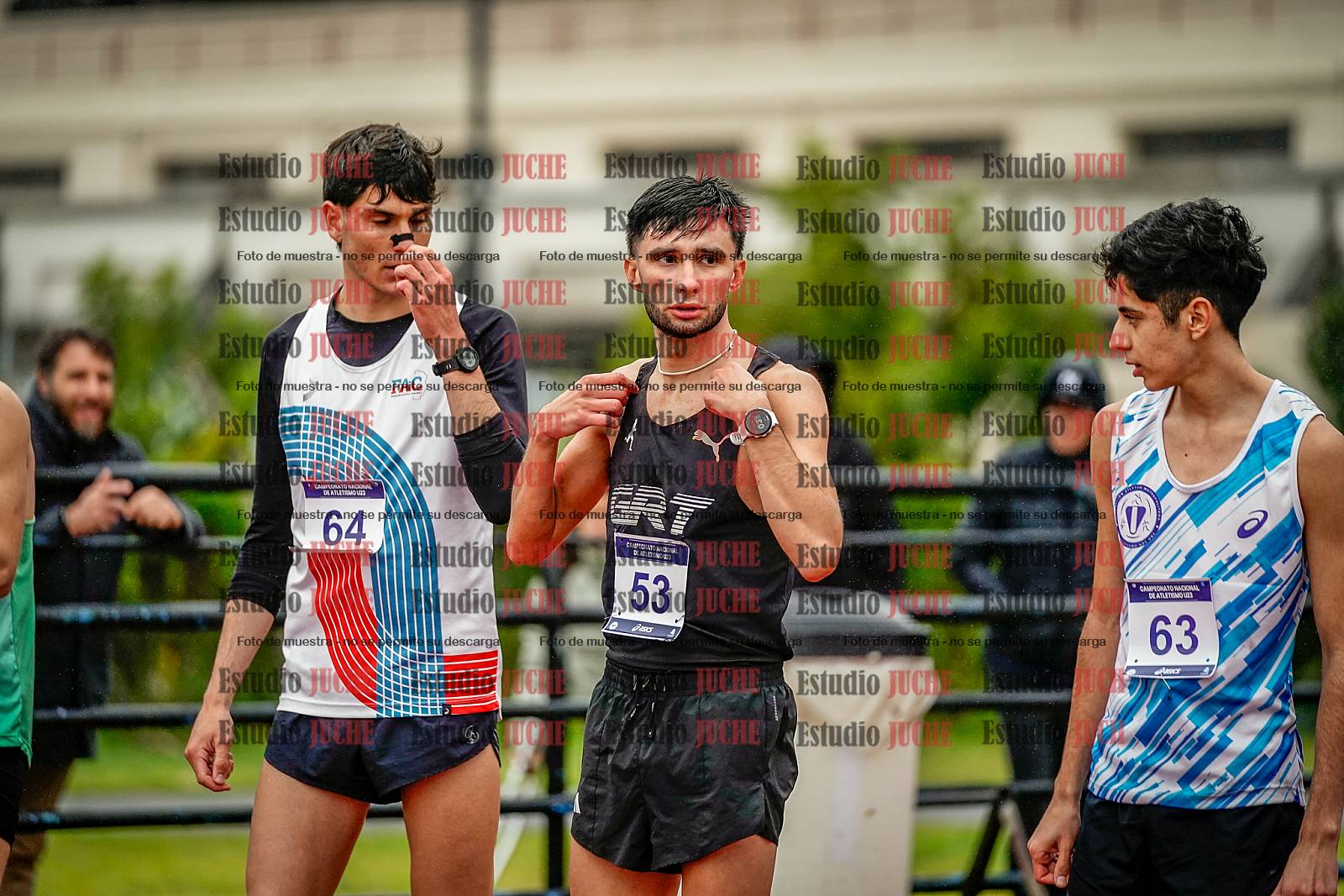 Fotos de los 1500 m llanos de varones