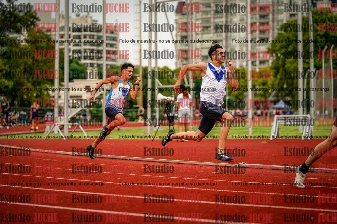 Fotos de los 200 m de varones