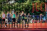 Fotos de los 100 m llanos de varones - FINAL
