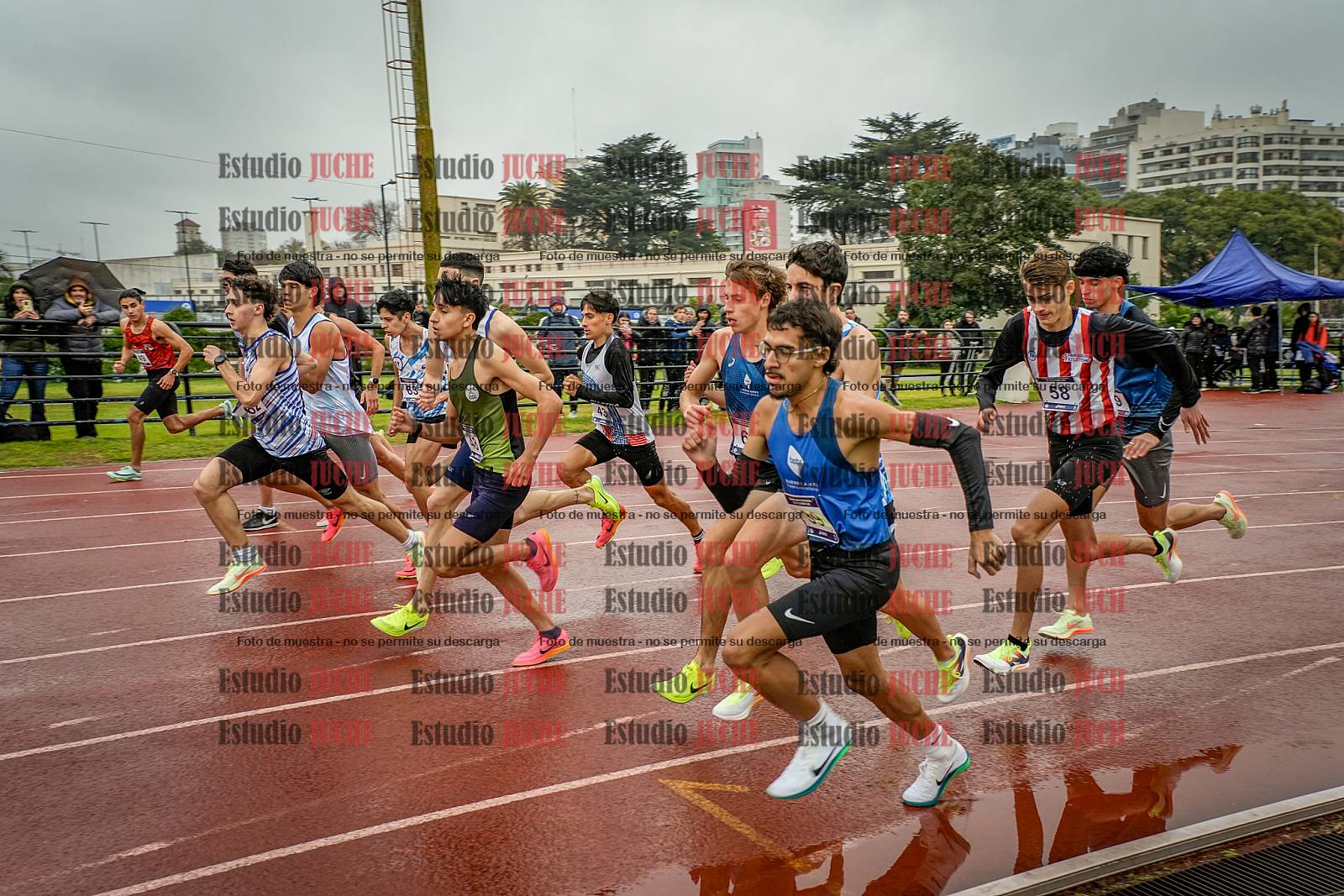 Fotos de los 1500 m llanos de varones