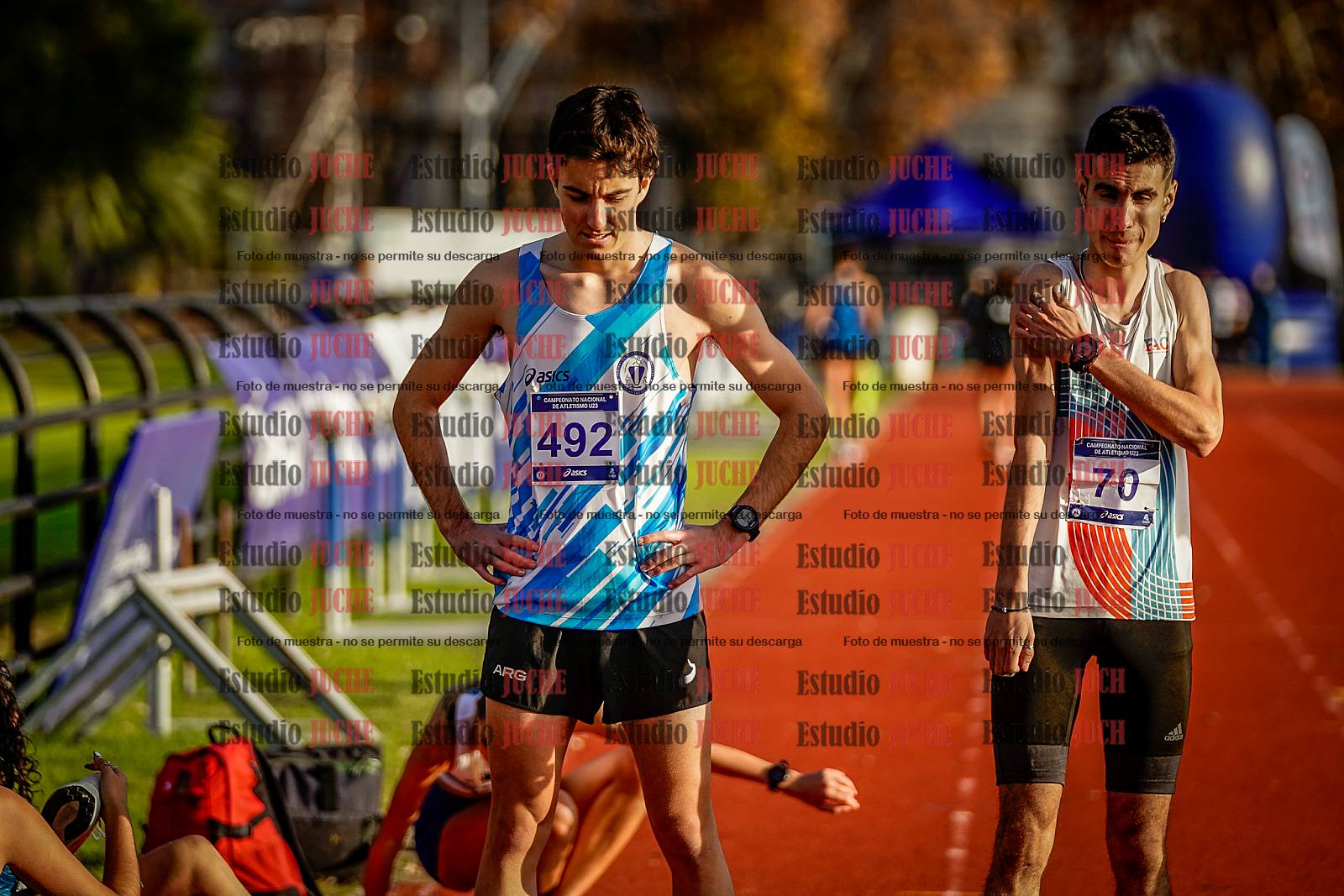 Fotos de los 5000 m de varones