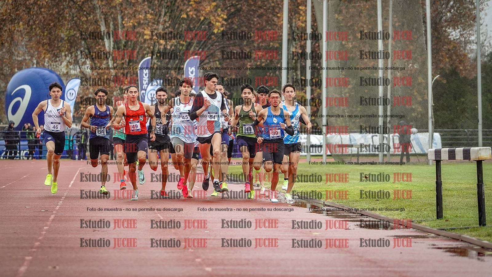 Fotos de los 1500 m llanos de varones